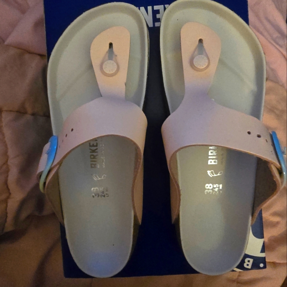 Birkenstocks Light Rose Ombre